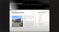 Desktop Screenshot of antignanilaw.com